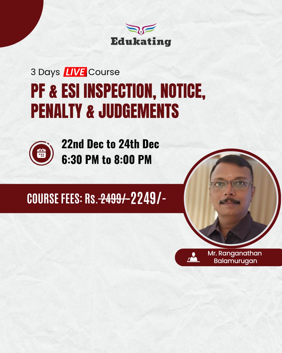 PF & ESI Inspection, Notice, Penalty & Judgements